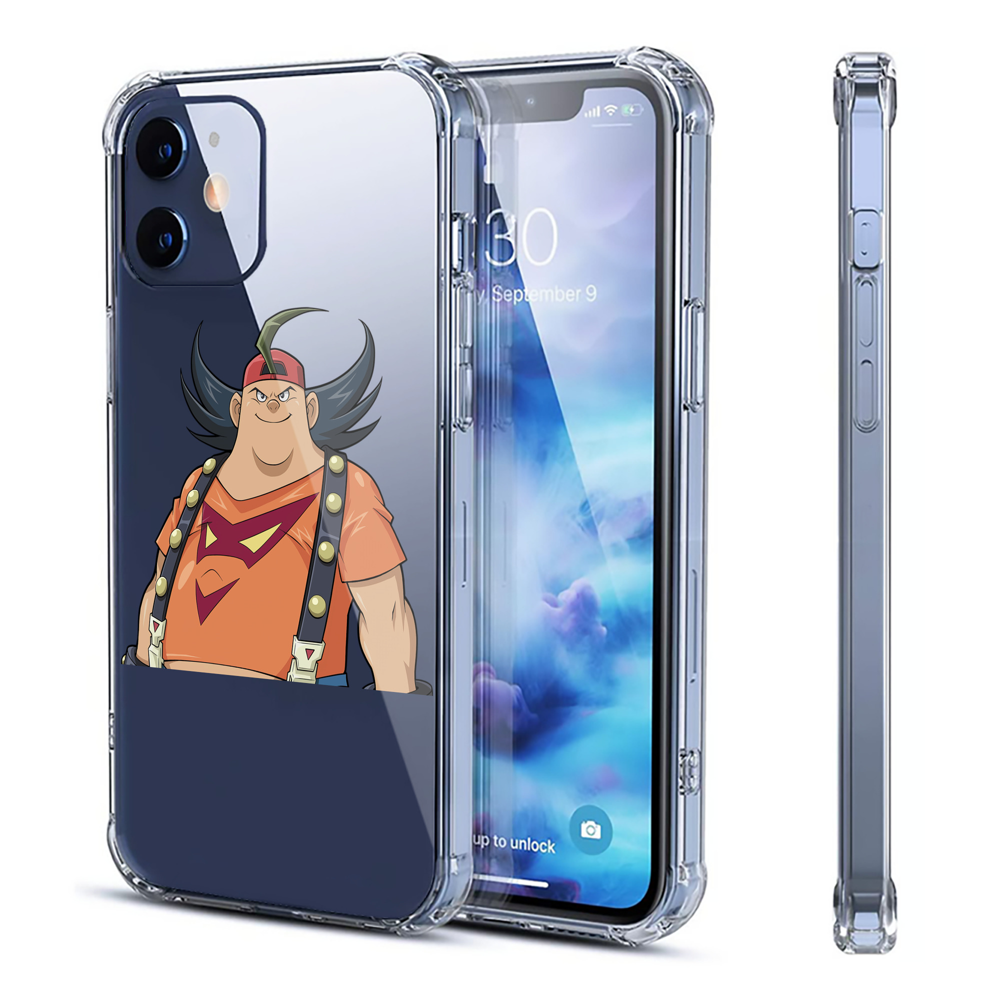 （画像用） 遊☆戯☆王 Yu-Gi-Oh! 【iPhone 12シリーズ対応】透明スマホケース（クリアソフトケース）